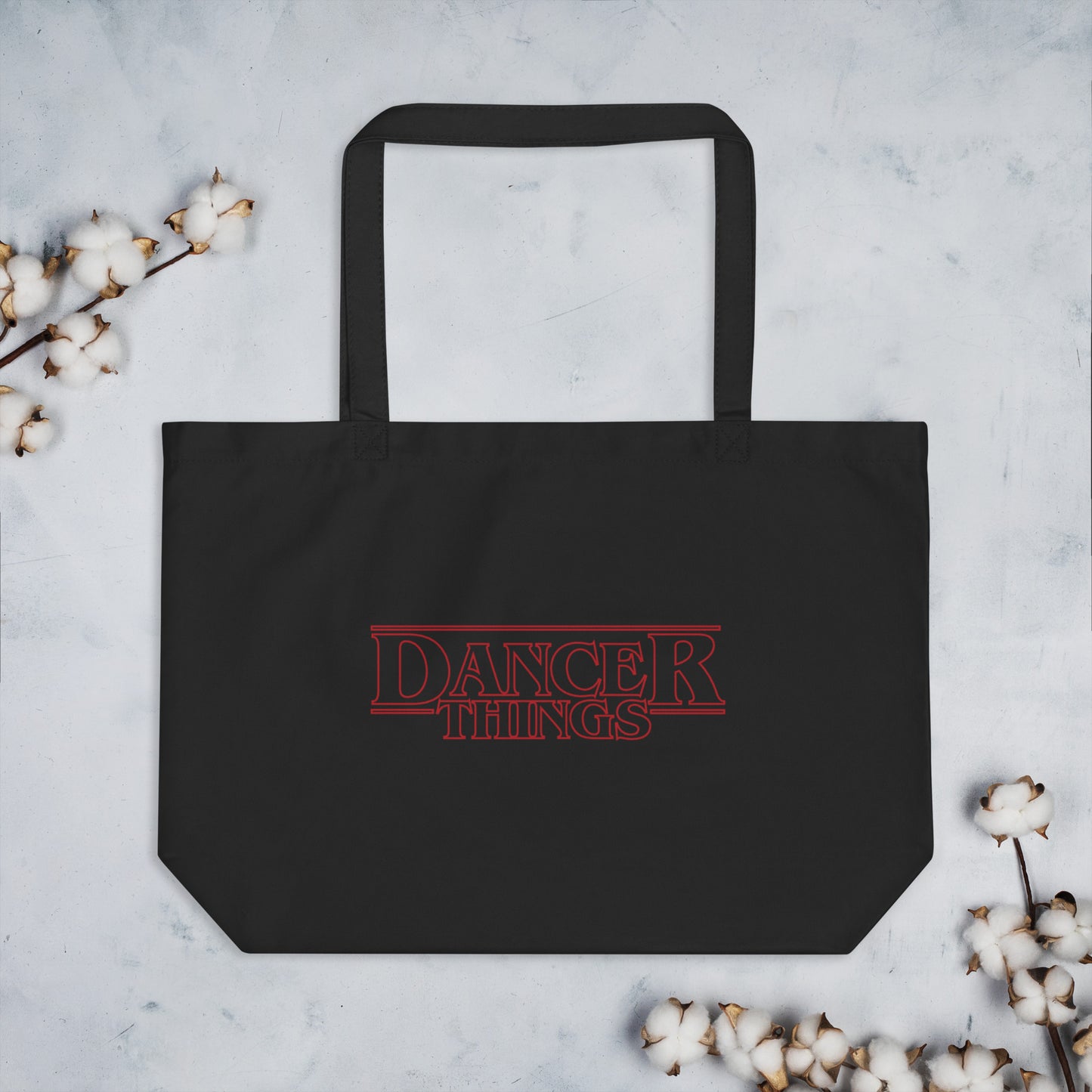 Dancer Things Large Tote Bag