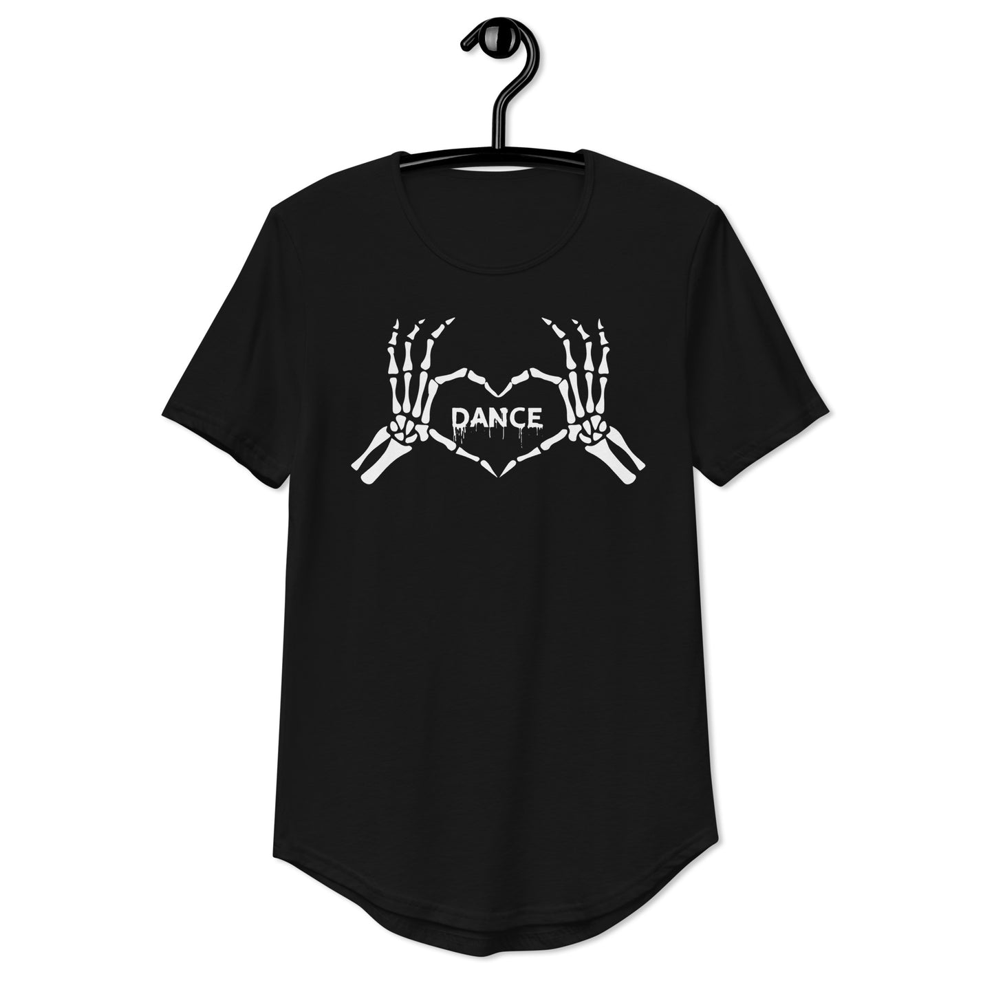 Skeleton <3 DANCE Curved Hem T-Shirt