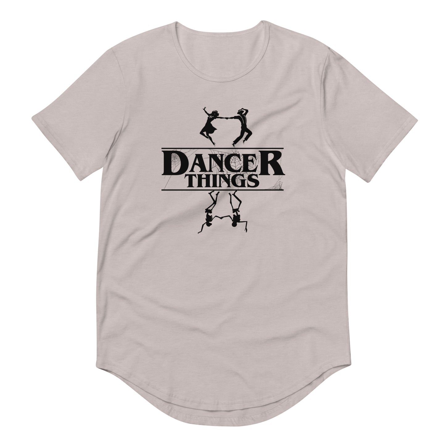 Dancer Things (Upside Down Halloween Edition) Curved Hem T-Shirt