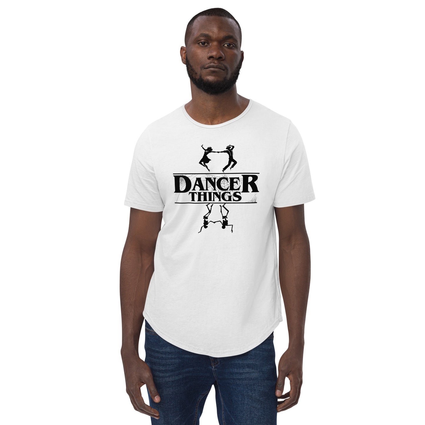 Dancer Things (Upside Down Halloween Edition) Curved Hem T-Shirt