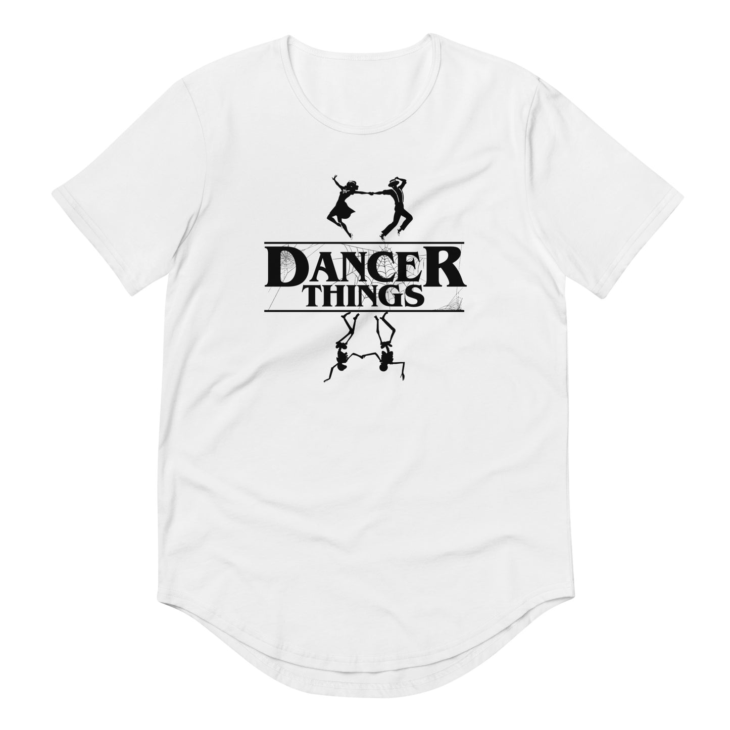 Dancer Things (Upside Down Halloween Edition) Curved Hem T-Shirt