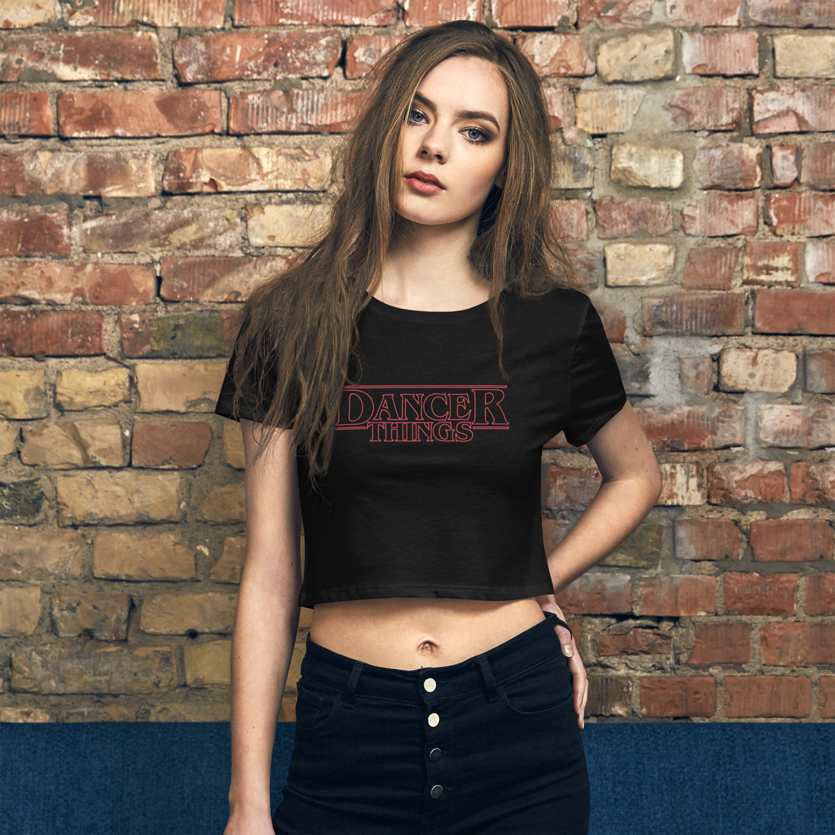 Dancer Things Dancer Things Crop Tee – DancerThings
