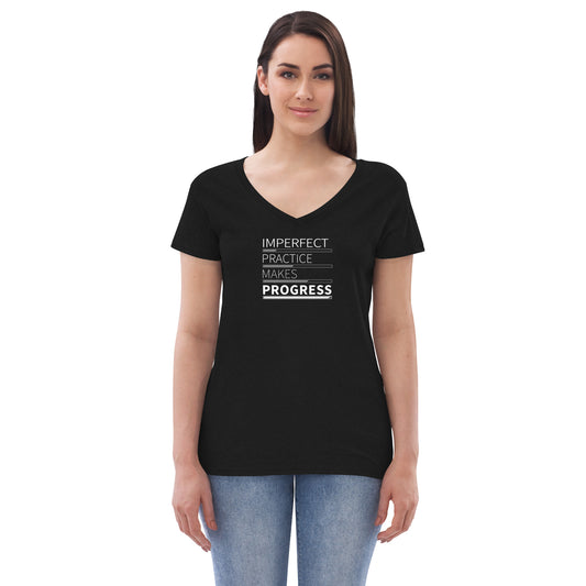 Imperfect Practice Makes Progress V-Neck T-Shirt