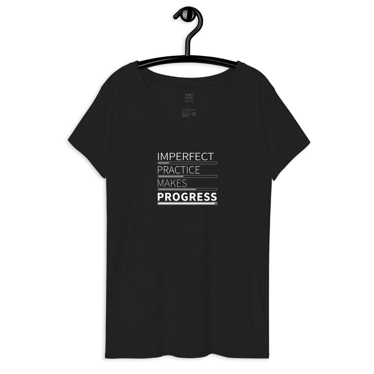 Imperfect Practice Makes Progress V-Neck T-Shirt