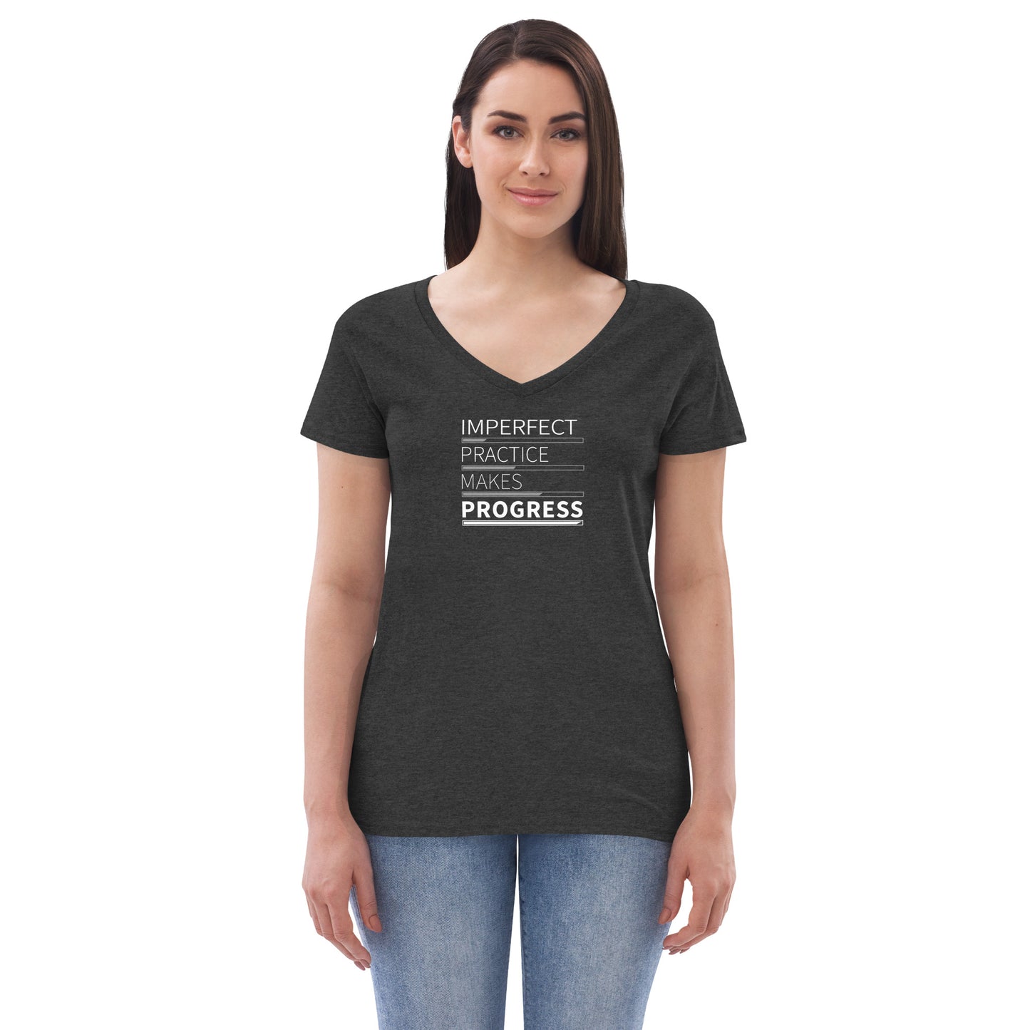 Imperfect Practice Makes Progress V-Neck T-Shirt