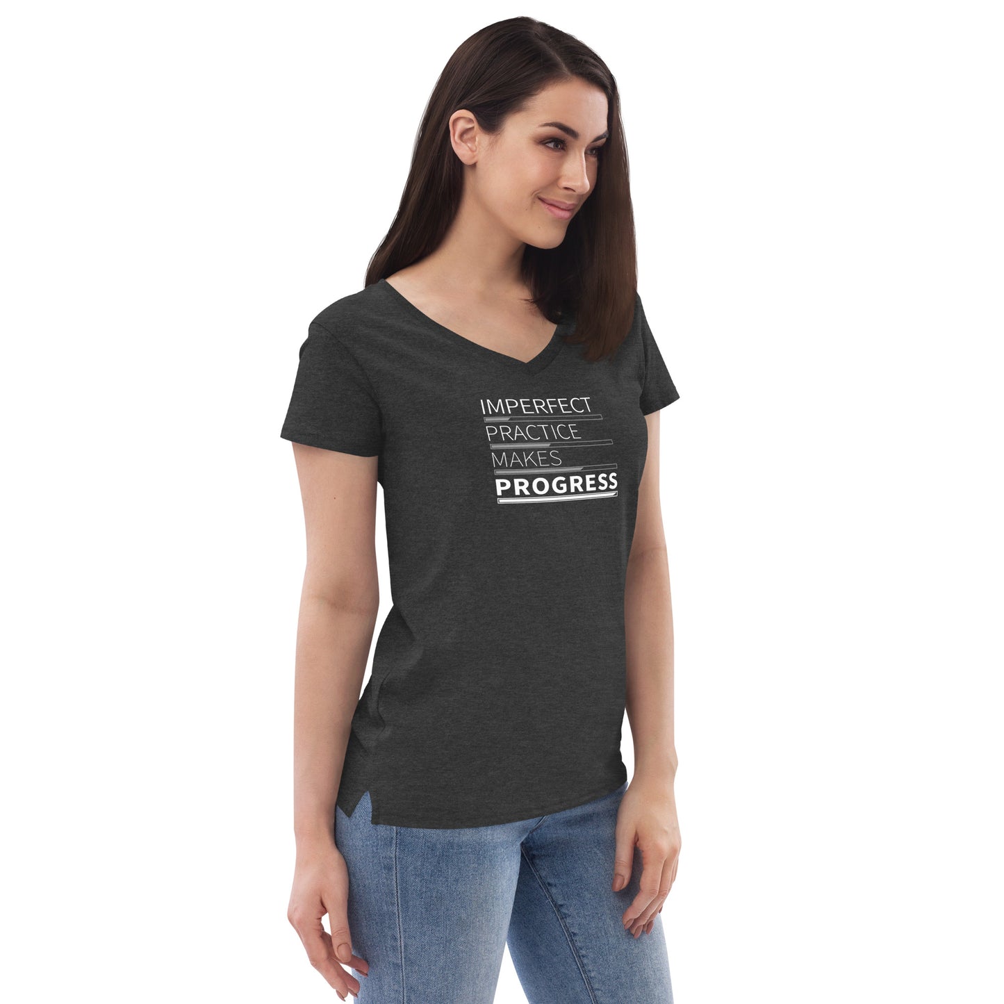 Imperfect Practice Makes Progress V-Neck T-Shirt